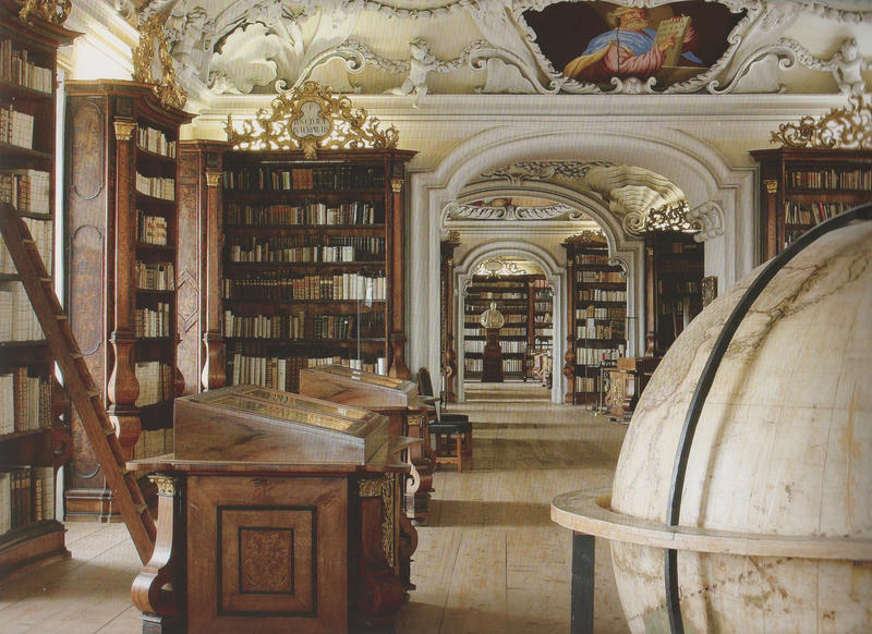 克雷姆斯明斯特修道院图书馆